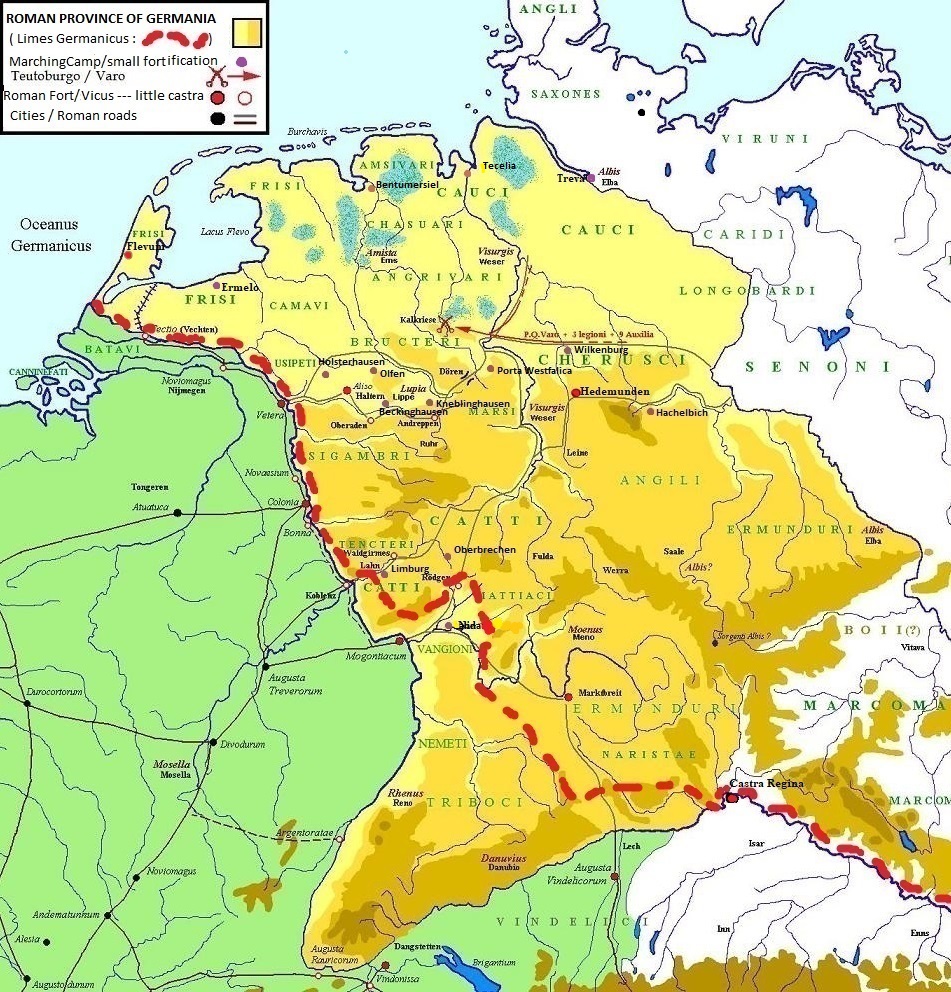 map of germania