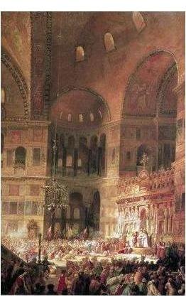 agia sophia in 1100