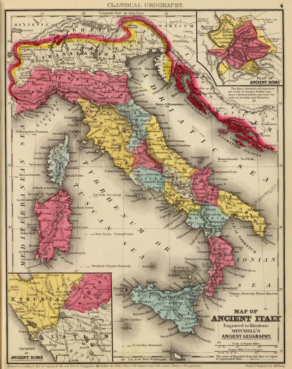 ancient iraly map