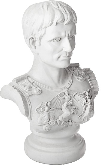 augustus caesar bust statue