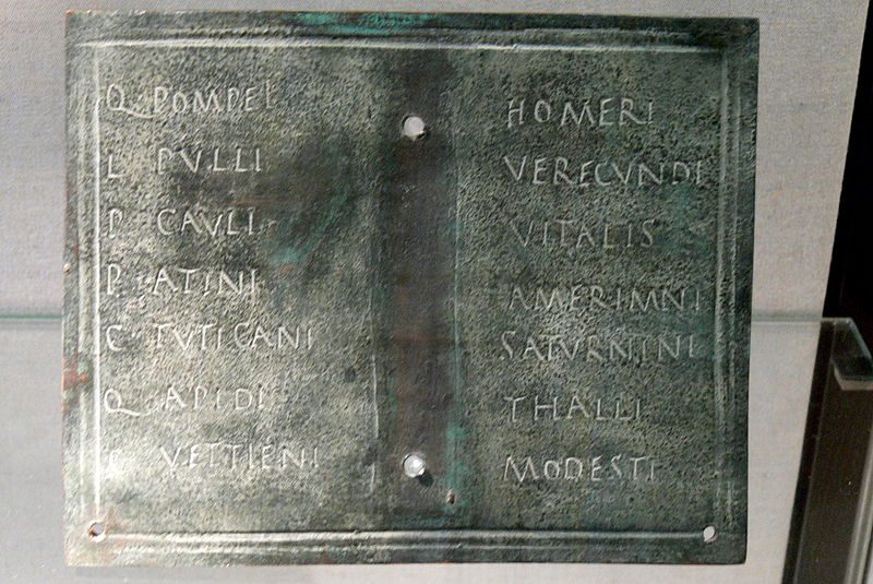 roman military diploma