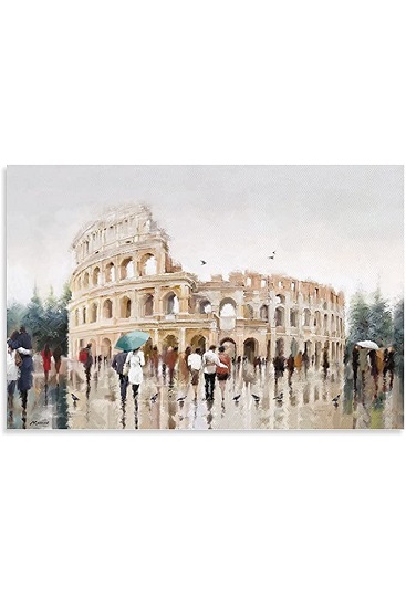 rome colosseum painting